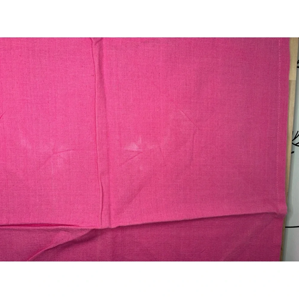 Vintage Colorful Ribbed Placemat and Napkin Set 8pc Neon Pink Green Yellow Red